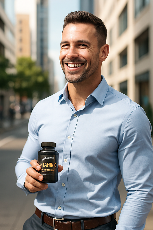 🧡 Vitamin C for Men: Strength, Recovery, and Resilience