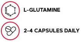 GNC Pro Performance L-Glutamine, 180 Capsules, Supports Muscle Recovery