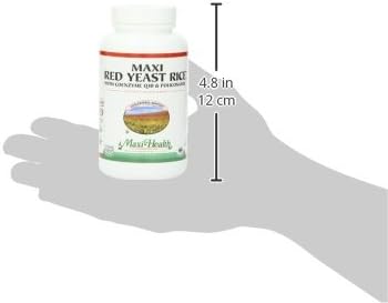 Maxi Health Kosher Maxi Red Yeast Rice with Coenzyme Q10 & Policosanol (Unflavored 120 Count (Pack of 1))