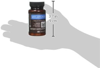 Amazon Elements Melatonin 3mg, Helps with occasional sleeplessness, Vegan, Unflavored, 260 Tablets, 8 month supply (Packaging may vary)