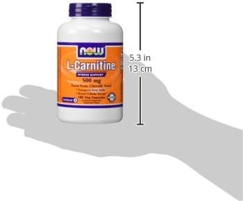 Now Foods L-Carnitine 500 mg 180 Capsules