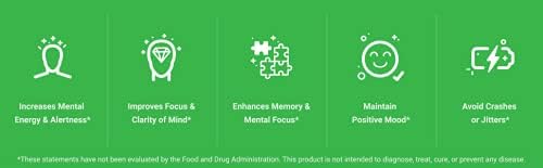 Limitless Brain Boost (60 caps) - Memory, Focus, Mental Clarity - Nootropics Scientific Formula for Enhance Performance, Super Ginkgo Biloba, St John Wort Extract, DMAE