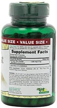 Nature's Bounty Red Yeast Rice 600 mg Capsules 250 ea (Pack of 2)