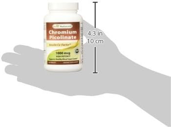 Best Naturals Chromium Picolinate 1000 mcg 120 Tablets
