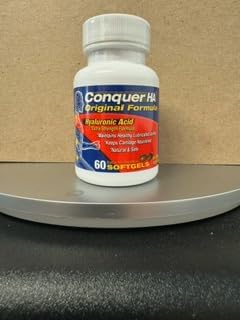 Original Form Hyaluronic Acid Pack of 4, Improve Mobility, Flexibility - 60 softgel Caps