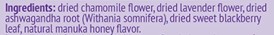 Hyleys Calm Tea with Ashwagandha - Lavender & Honey Flavor - Caffeine-Free, Herbal Tea - 25 Tea Bags - Sleepy Chamomile Bedtime Blend: Natural Herbal Tea for Deep Relaxation & Restful Sleep