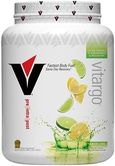 Vitargo Carbohydrate Powder | Feed Muscle Glycogen 2X Faster | 4.4 LB Lemon & Lime Pre Workout & Post Workout Recovery Powder | Carb Supplement for Recovery, Endurance, Gain Muscle Mass
