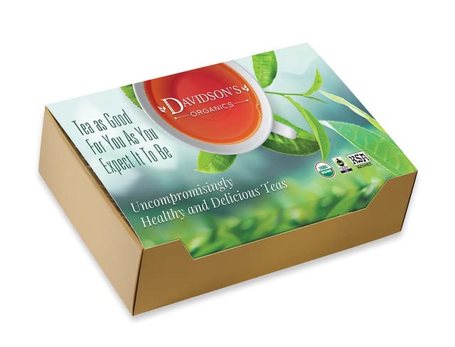 Davidson's Organics, Moringa Chamomile Lavender, 100-count Individually Wrapped Tea Bags