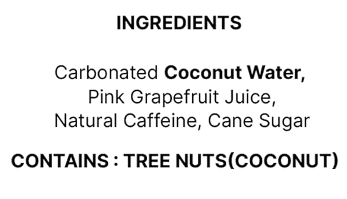 Flova Grapefruit Energy Drink, All Natural, Electrolytes and Minerals from Coconut Water, 4 Simple Easy to Pronounce Ingredients, 99% Juice, Pack of 12 Cans