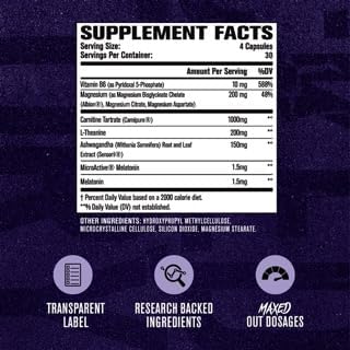 Jacked Factory Lean PM & Lean PM Max Night Time Fat Burner, Sleep Aid Supplement, & Appetite Suppressant for Men and Women (180 Capsules)
