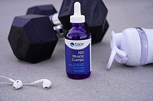 Trace Minerals NO! Muscle Cramps - Supports Dehydration & Aids Against Muscle Cramps - Electrolyte Support to Aid Endurance - Liquid Supplement with Magnesium & Potassium - 4.06 fl oz (60 Servings)