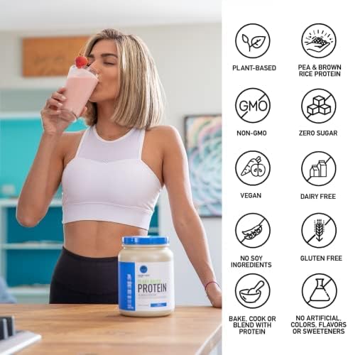 Isopure Plant-Based Protein Powder, Lactose Free, Gluten Free, With Iron, Chocolate, 20g Plant Protein Per Serving, 1.37 Lbs, 20 Servings