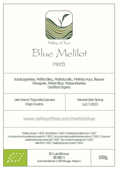 Melilot Blue Organic Herb - blue fenugreek - Meliloti coerulea, Trigonella caerulea