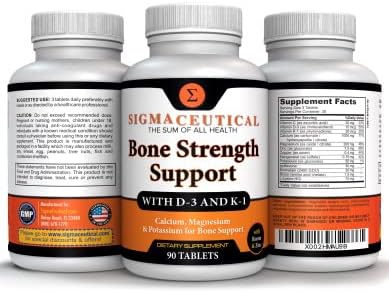 Premium Calcium Bone Support Complex - Complete Bone Health Formula with Vitamin D3, Magnesium, Zinc & Boron - Advanced Calcium Absorption Supplement - 90 Tablets