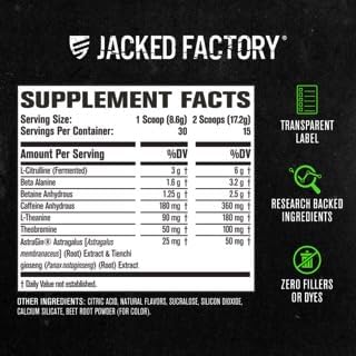 Jacked Factory Nitrosurge Pre-Workout in Cherry Limeade & Build XT Muscle Building Bundle for Men & Women