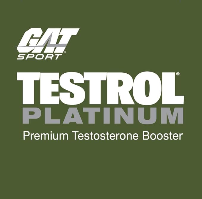 Testrol Platinum, Test Booster for Men by GAT Sport Stamina + Libido + Testosterone Boost, Boron, Vitamin D, Zinc, 60 Tablets