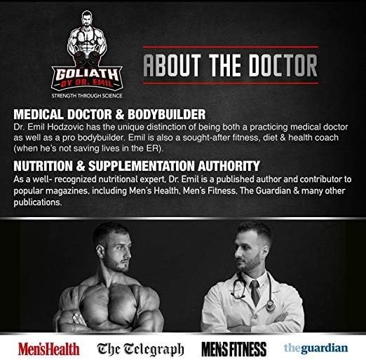 Dr. Emil's ARGININE Plus - L Arginine + L Citrulline - 2500 MG High Dose NO Booster Tablets - Nitric Oxide Supplement for Vascularity and Heart Health (Arginine AAKG and Citrulline Malate 2:1)