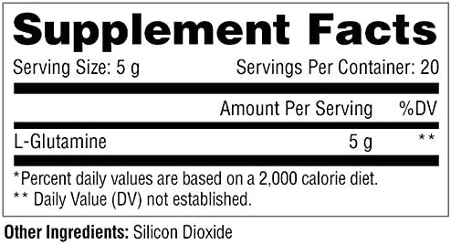 Metabolic Nutrition Glutamine, 100 Grams, Powder