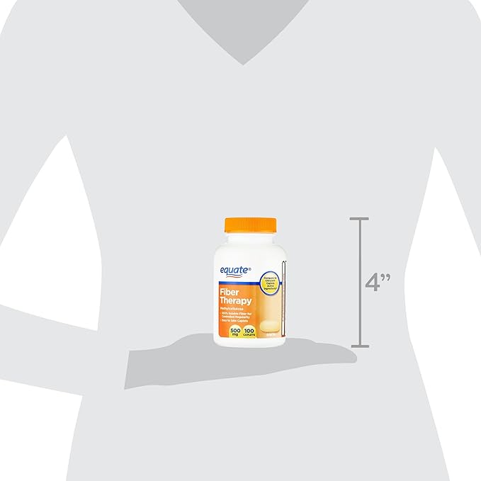 Fiber Therapy Methylcellulose 500mg,100ct (Pack of 1), Boxed by Fusion Shop Store