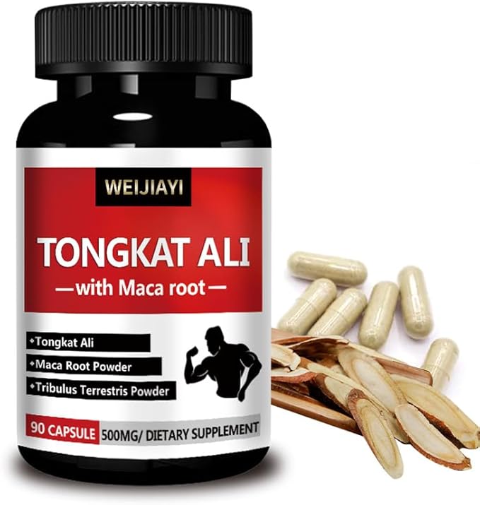 Weijia Yitong Ge Ali 500mg 90 Capsules - Tribulus terrestris and biotin, Vegetarian Capsules, Gluten Free, Potent Extract