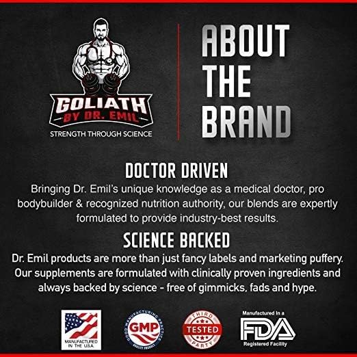 Dr. Emil's ARGININE Plus - L Arginine + L Citrulline - 2500 MG High Dose NO Booster Tablets - Nitric Oxide Supplement for Vascularity and Heart Health (Arginine AAKG and Citrulline Malate 2:1)
