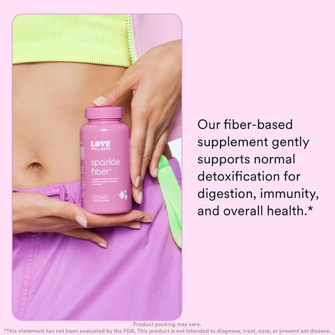 Love Wellness Digestive Health Kit | Bloating Relief, Fiber Supplement for Women & Digestive Health probiotic | Safe & Effective