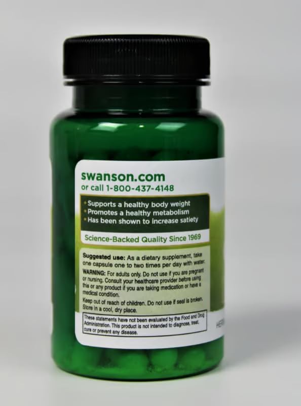 Swanson Garcinia Cambogia 5:1 Extract 80 Milligrams 60 Capsules