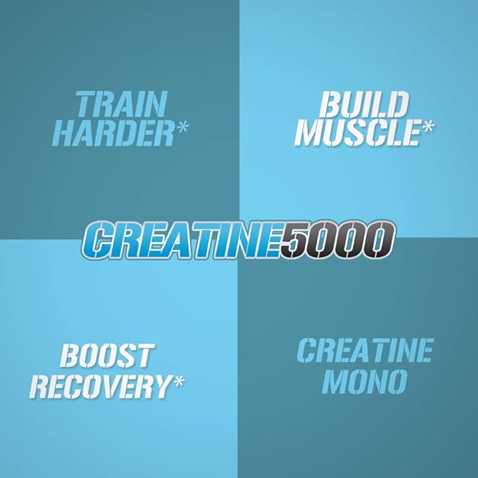 Evlution Nutrition Creatine 5000 - Supports Faster Recovery, Lean Muscle Growth & Performance - Pre & Post Workout Powder - 5000mg Pure Creatine Monohydrate Per Serving - 60 Servings - Unflavored