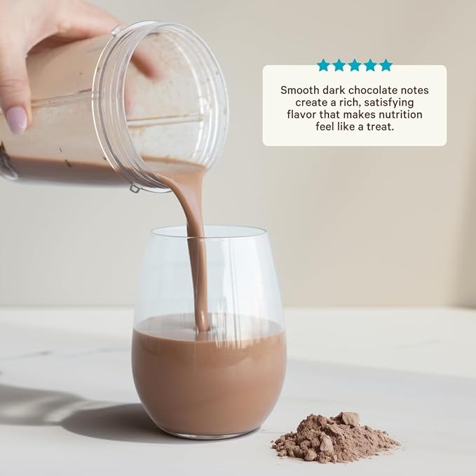 LyfeFuel Essentials Nutrition Shake - Not Your Average Meal Replacement Powder | 50+ Superfoods, Vegan Protein, Vitamins & Minerals | Low Carb Plant Based Breakfast Shake | Chocolate Flavor