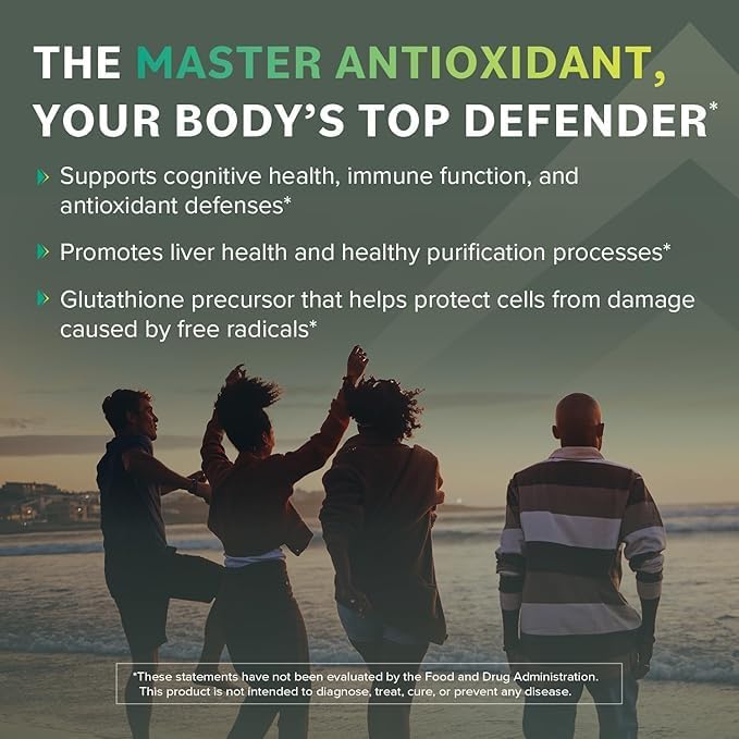 Prominent Nutrition S-Acetyl L-Glutathione Supplement - Clinically Researched Emothion Acetylated Glutathione for Normal Liver Detoxification Support & Optimal Antioxidant Effect, 60 Vegan Capsules