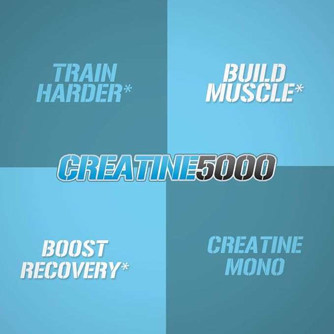 Evlution Nutrition Creatine 5000 - Supports Faster Recovery, Lean Muscle Growth & Performance - Pre & Post Workout Powder - 5000mg Pure Creatine Monohydrate Per Serving - 100 Servings - Unflavored