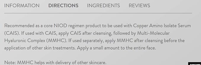 NIOD Multi-Molecular Hyaluronic Complex - 1 Oz