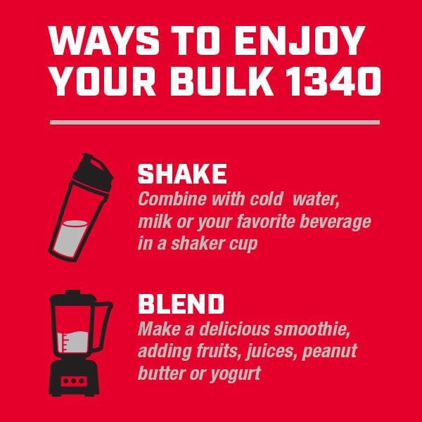GNC Pro Performance Bulk 1340 Mass Gainer Protein Powder, 50g, Gluten Free, Whey, Creatine, BCAA, 3rd Party Tested, Muscle Recovery & Growth, Micronutrients, Cookies and Cream, 9 Servings