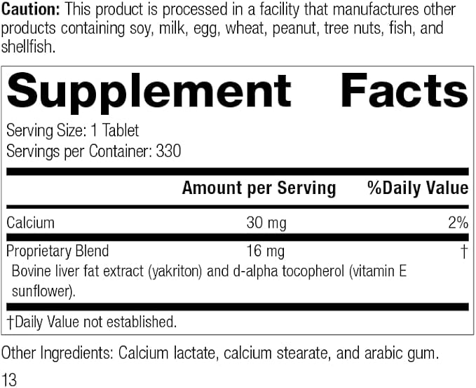 Standard Process Antronex - Whole Food Immune System Support and Liver Health Supplement with Calcium - 330 Tablets