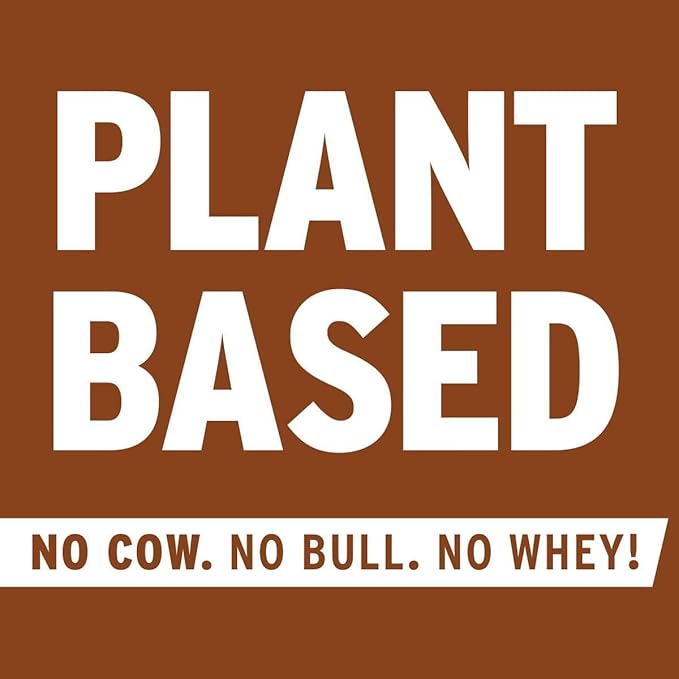 No Cow Vegan Protein Powder, Chocolate, 20g Plant Based Protein, Recyclable Bag, Dairy Free, Soy Free, No Sugar Added, Keto Friendly, Gluten Free, Naturally Sweetened, Non GMO, Kosher, 1.74 Pound