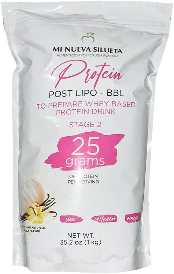 Lipotransfer Protein Stage 2 My New Silhouette is an Isolated whey Protein Powder with Collagen That Helps to Maintain transferred Fat. (VANILA)