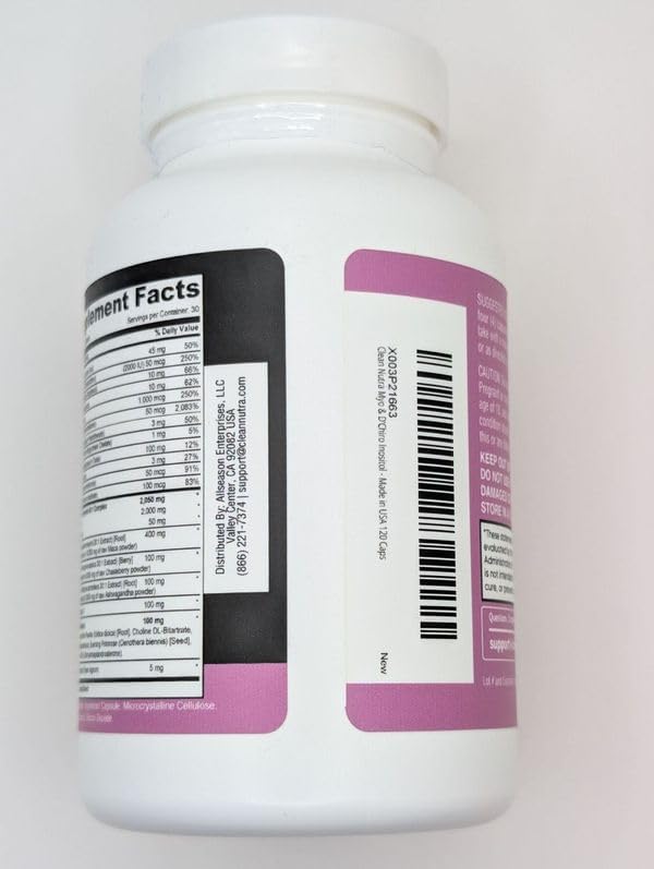Clean Nutraceuticals Myo-Inositol & D-Chiro Inositol 2050mg Fertility Supplement 40:1 Ratio - Prenatal Vitamins for Women with Ashwagandha Maca Root Vitex Chasteberry Iron DHA Folic Acid DIM Zinc (1)