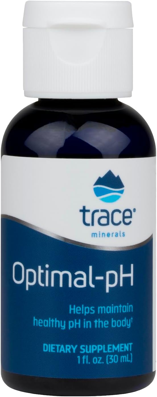 Trace Minerals Optimal-pH - Concentrated Ionic Mineral Supplement for Digestive & Immune Health - Digestion & pH Support Supplement with Magnesium & Boron - 1 fl oz (About 120 Servings)