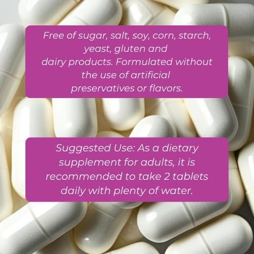Women's Multivitamin Mineral Complex Complete Daily Supportwith 14 Vitamins 10 Minerals Energy Immunity Bone Health Non GMO Gluten Free 60 Tablets