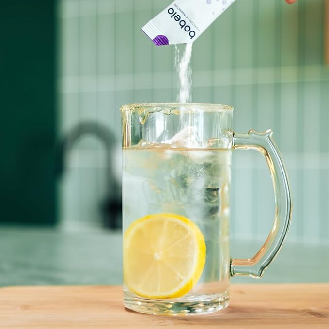 BOBELO CARBONATION Flavor Packets - Trial Pack, 3 of Each Flavor, Tropical Bliss, Mountain Berries, Lavender Lemonade & Orchard Breeze, Self Carbonating Hydration Electrolyte Drink Mix, Real Fruit