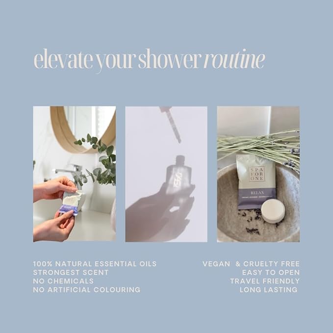 Shower Steamers Aromatherapy 15 Pack - Lavender Natural Essential Oils for Mothers Day, Birthday Gifts for Mom, Relaxation Stress Relief Travel Essentials for Women & Men