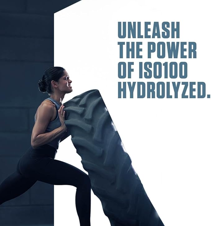 Dymatize ISO100 Hydrolyzed Protein Powder, 100% Whey Isolate Protein, 25g of Protein, 5.5g BCAAs, Gluten Free, Fast Absorbing, Easy Digesting, Gourmet Chocolate, 5 Pound