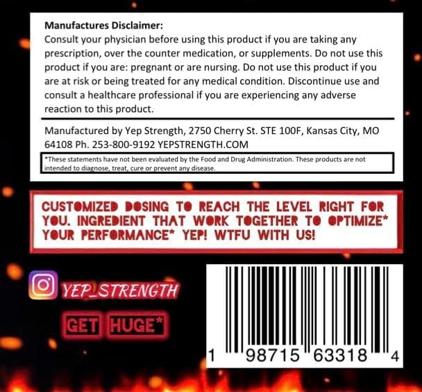 YEP Wake The Faith Up Pre-Workout - Strawberry Raspberry Twist - 40 Servings