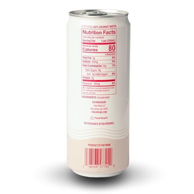 ciao bella Premium Coconut Water: All-Natural Hydration, Non-GMO, One Simple Ingredient 11.15 Fl Oz (Pack of 12)