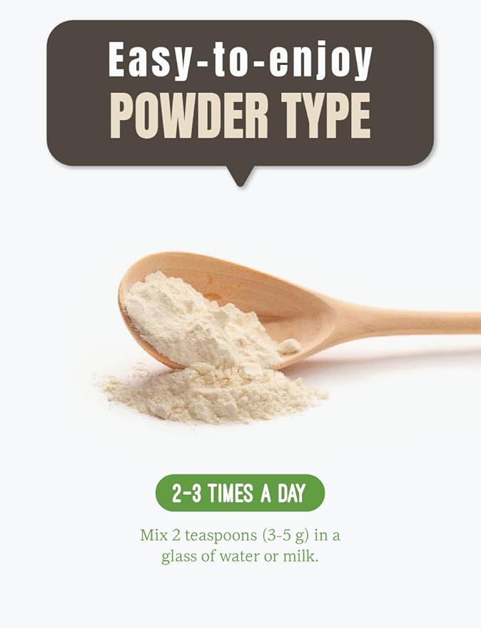 Korean Lotus Root Powder Contains Amino Acid Vitamin B, C Arginine Mucin for Baking & Drinks 300g