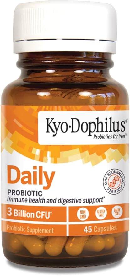 Kyo-Dophilus Daily Probiotic, Immune and Digestive Support*, 45 capsules (Packaging may vary)