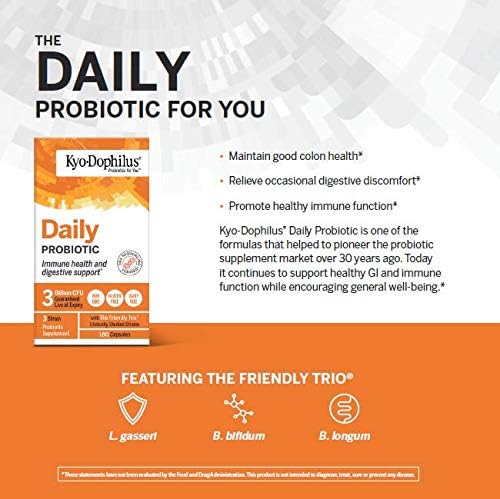 Kyo-Dophilus Daily Probiotic, Immune and Digestive Support*, 90 capsules