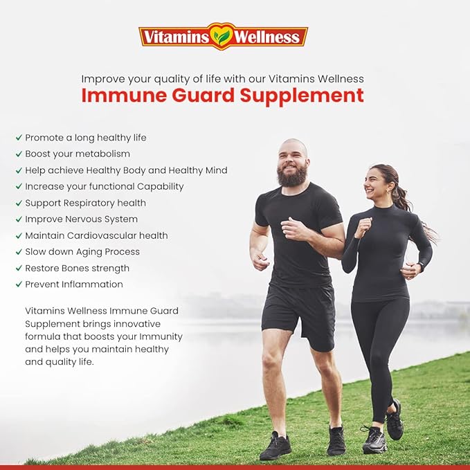 -10 in 1- Made in USA Immune Support Supplement–Elderberry Immune Guard and Booster with Zinc and Vitamin C, Vitamin B6, Turmeric, Garlic, Echinacea 60 Count/1 Month Supply
