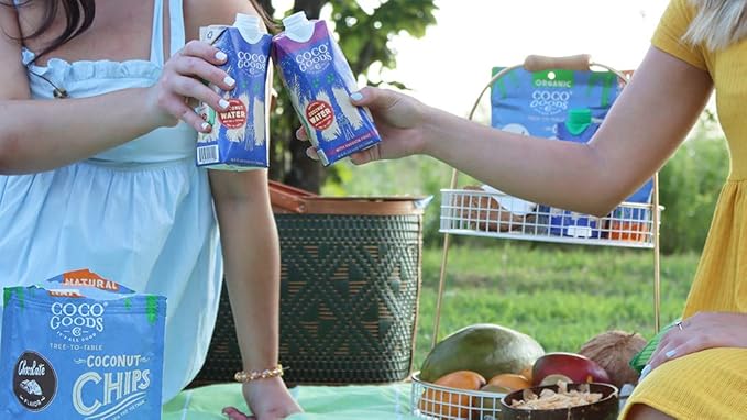 CocoGoodsCo Vietnam Single-Origin 100% Natural Coconut Water, Non-GMO, Never from Concentrate (16.9 fl. oz, 12 pack)