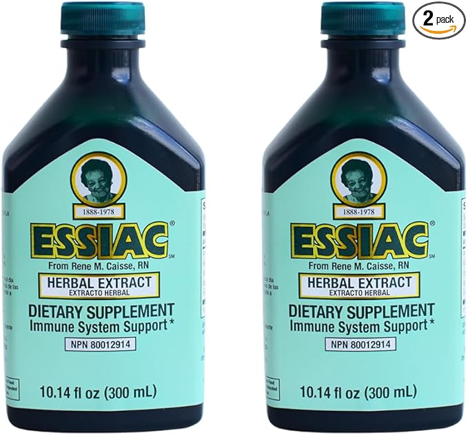 Essiac Original Herbal Liquid Extract โ 10.14 fl oz Bottle | Powerful Antioxidant Blend to Help Promote Overall Health & Well-Being | Original Formula from 1922 (Pack of 2)